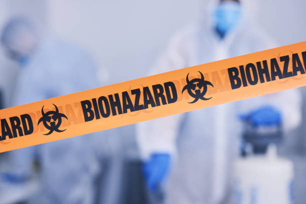 Professional Blood Cleanup technician working in Preston, TX